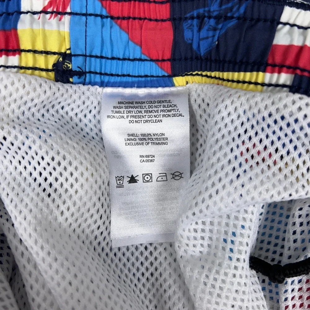 Columbia Swim Shorts Mens Large Fish Print PFG Backcast II Performance Trunks‎